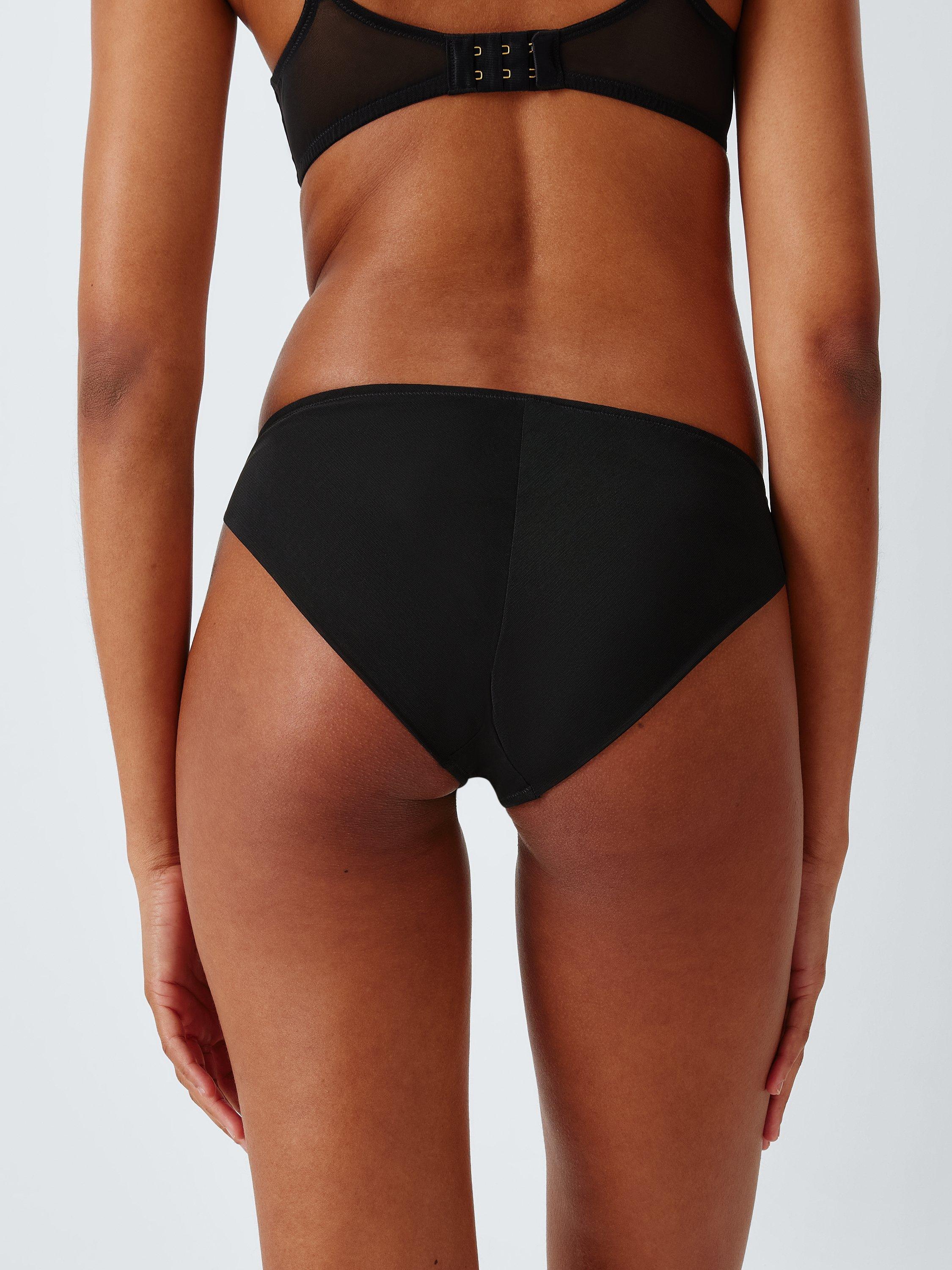 Product image 5 of 8, which shows John Lewis Renee Bikini Knickers, Black, 8