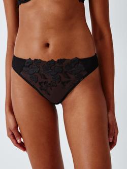 John Lewis Renee Bikini Knickers, Black - view 2, Black