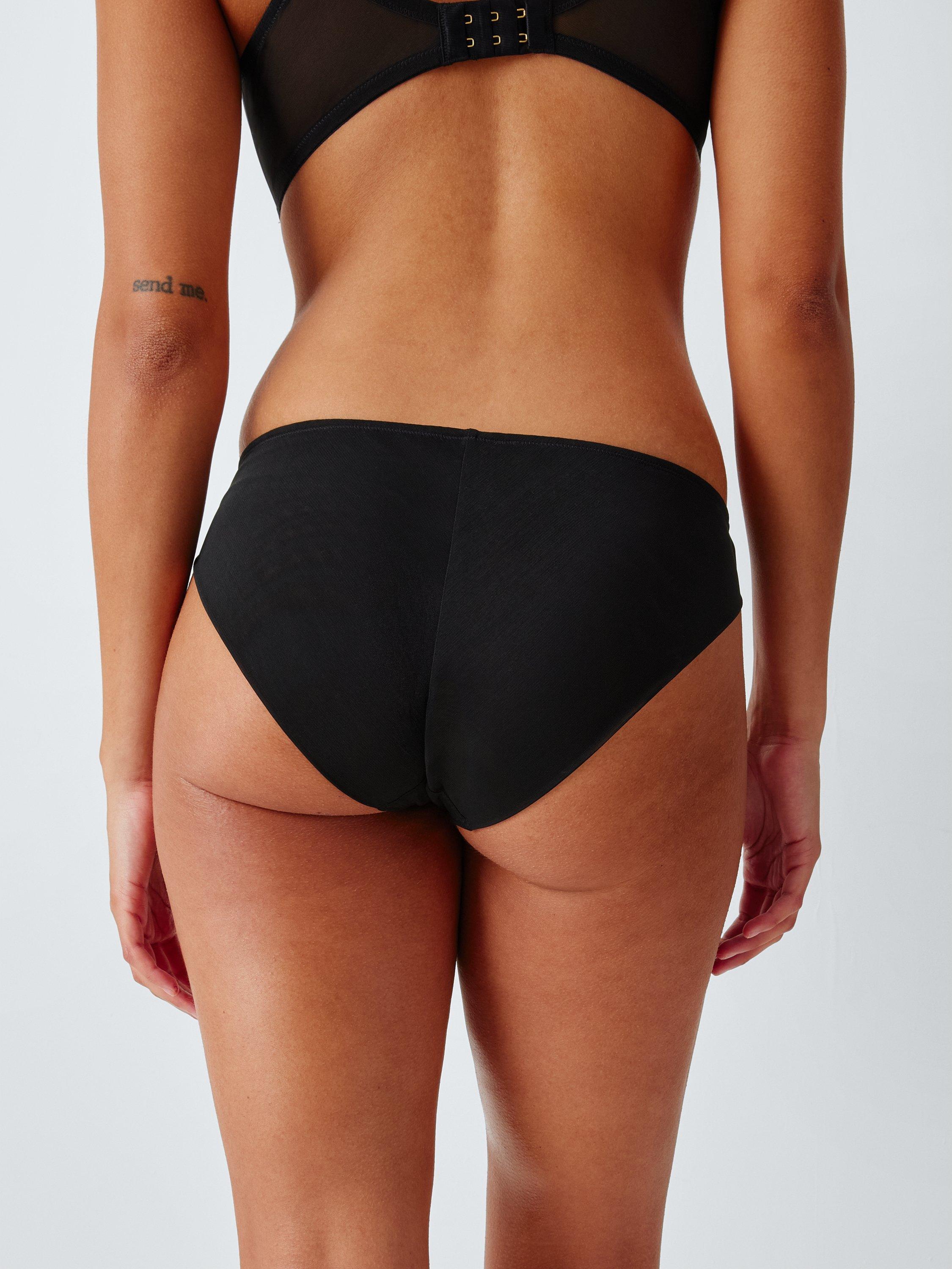Product image 7 of 8, which shows John Lewis Renee Bikini Knickers, Black, 8