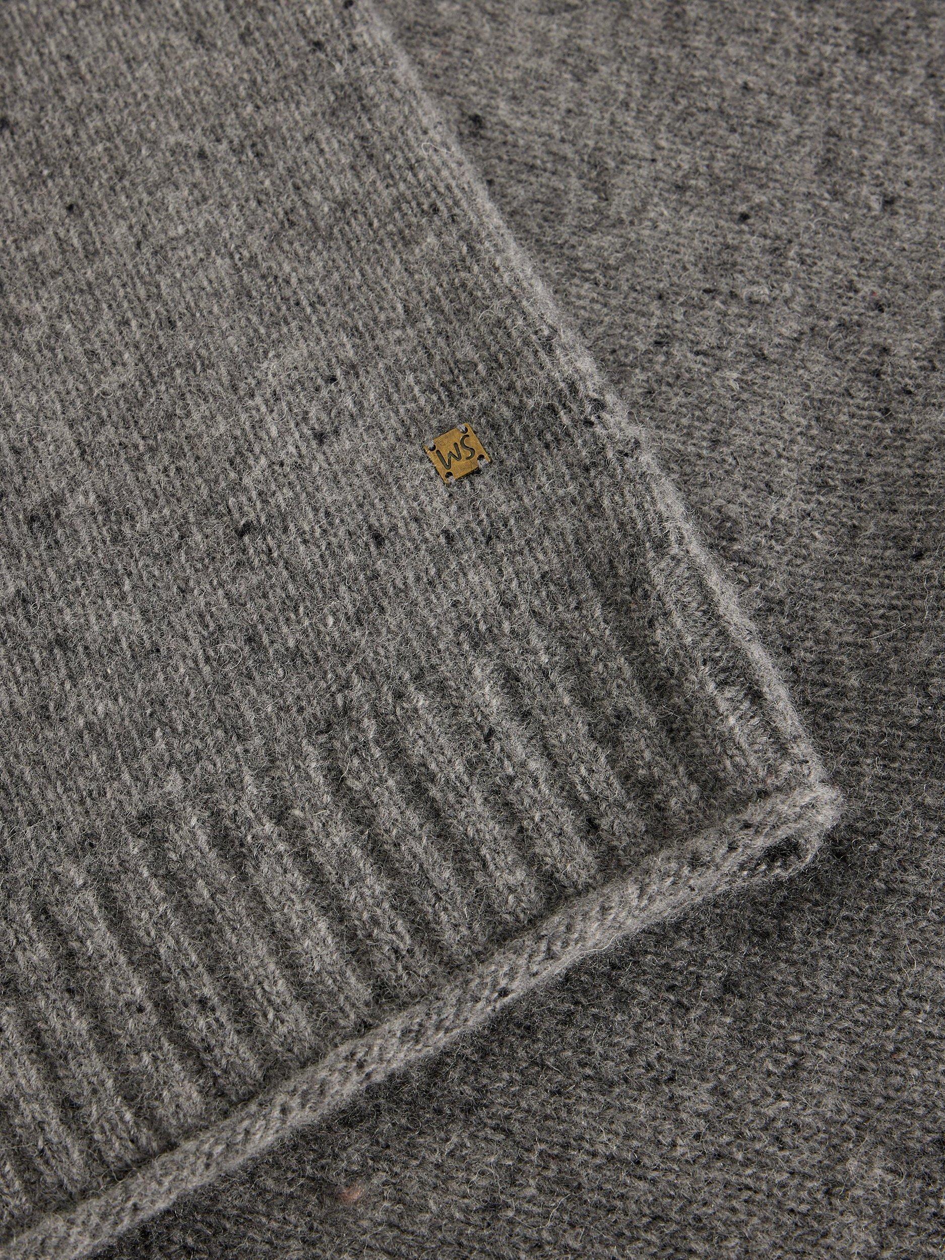 Product image 6 of 6, which shows White Stuff Berkley Crew Neck Lambswool Blend Jumper, Dark Grey, S
