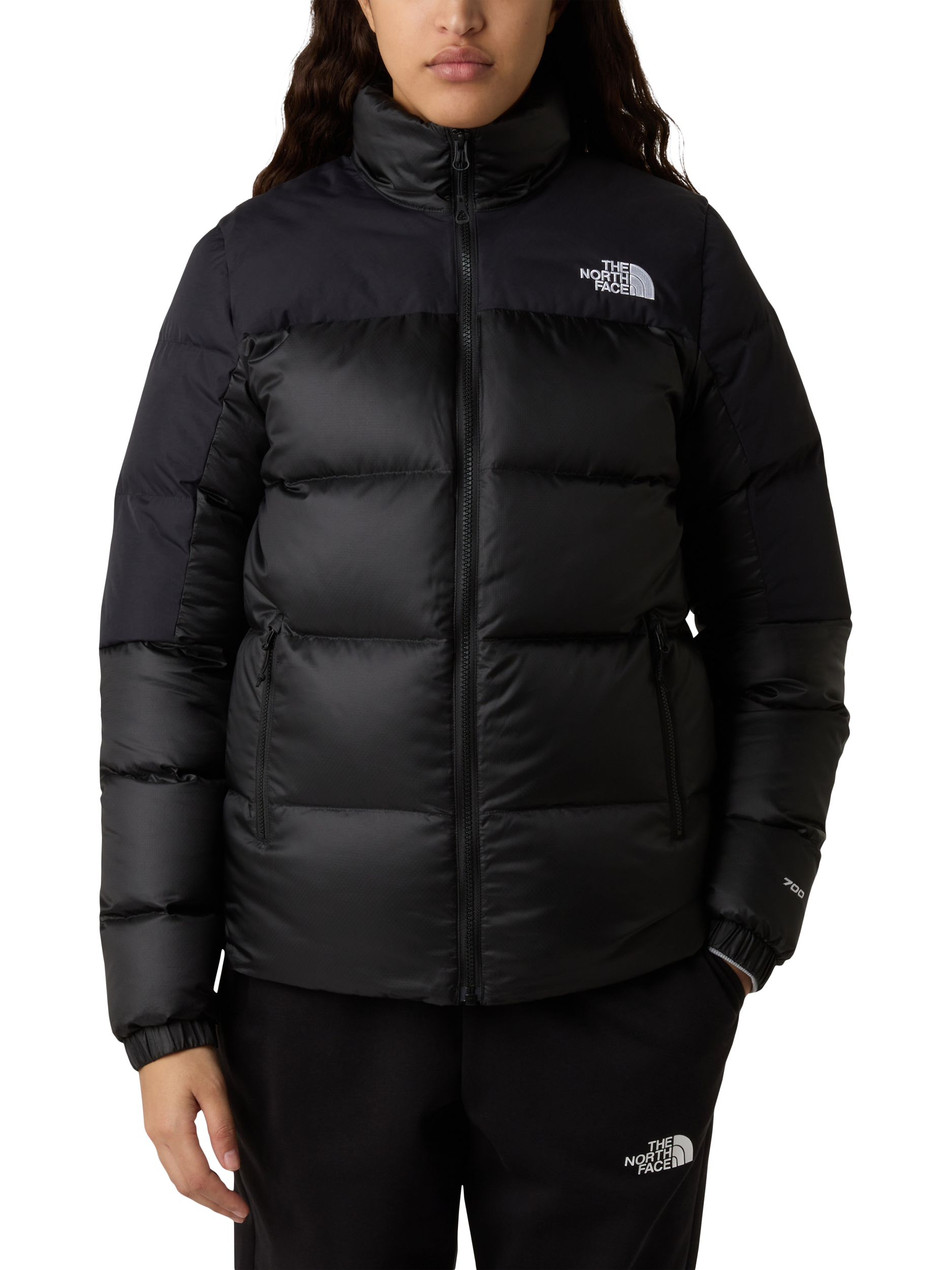 Product image 1 of 6, which shows The North Face Women's Diablo Down 2.0 Jacket, Black, M