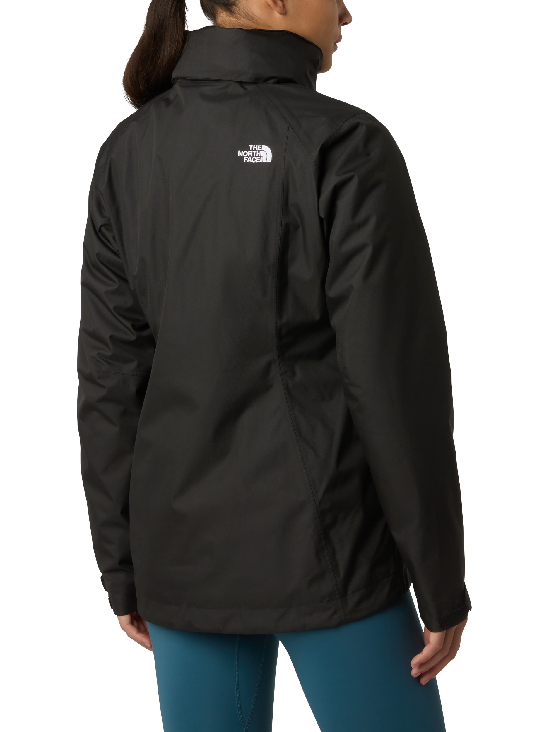 Product image 2 of 9, which shows The North Face Evolve II Triclimate® 3-in-1 Waterproof Jacket, Black, S