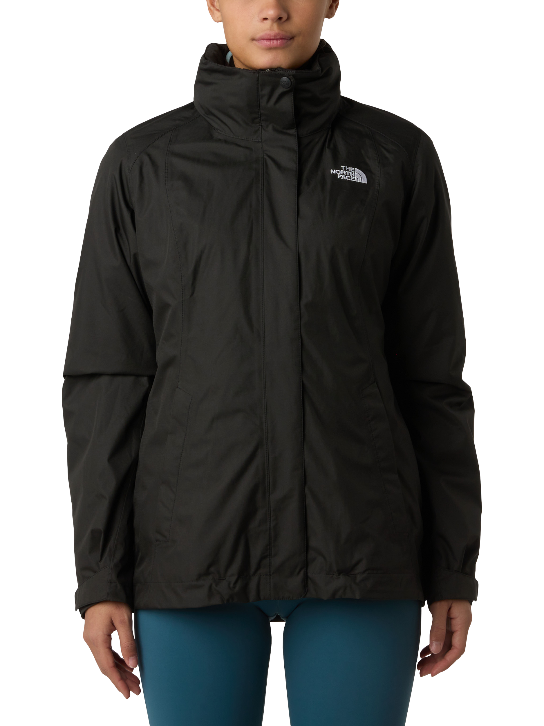 Product image 4 of 9, which shows The North Face Evolve II Triclimate® 3-in-1 Waterproof Jacket, Black, S