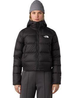 The North Face Women's Hyalite Down Hooded Jacket, Black, Black