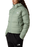 The North Face Women's Hyalite Down Hooded Jacket, Slate Moss