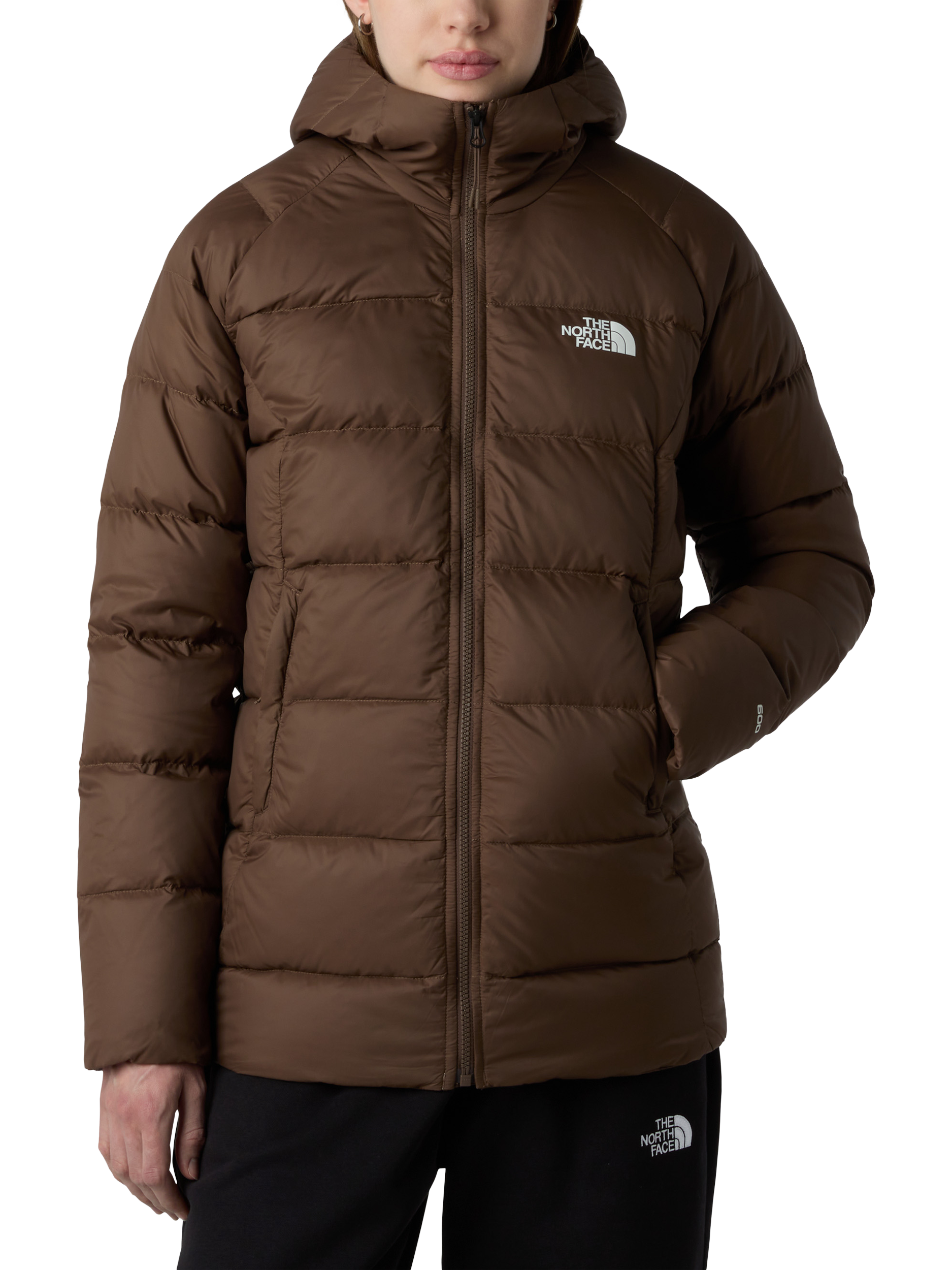 Product image 1 of 6, which shows The North Face Hyalite Down Parka, Smokey Brown, S