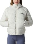 The North Face Women's Hyalite Down Hooded Jacket, White Dune