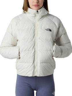 The North Face Women's Hyalite Down Hooded Jacket, White Dune, White Dune