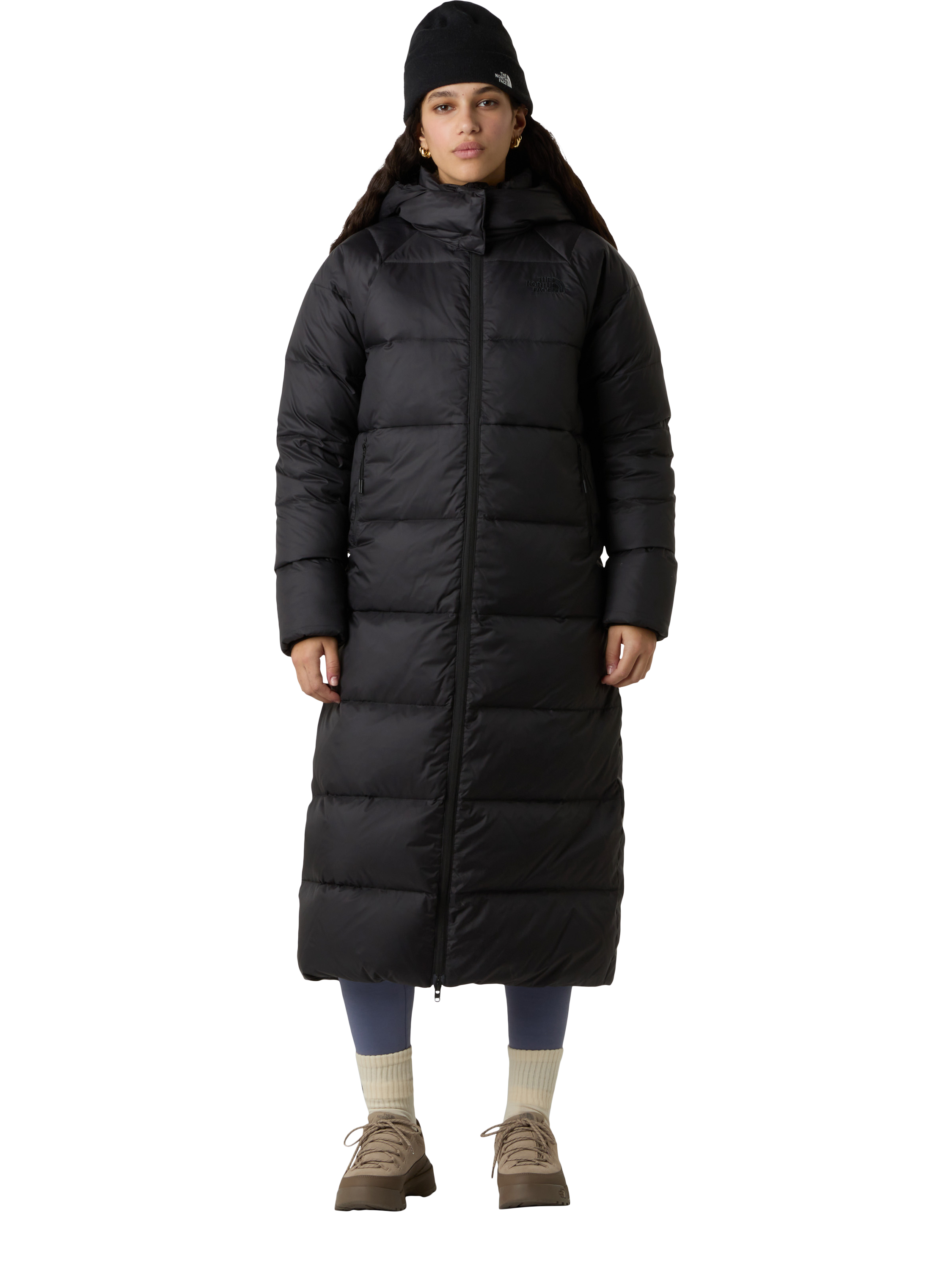 The North Face Women's Hydrenalite City Long Down Hooded Parka, Black