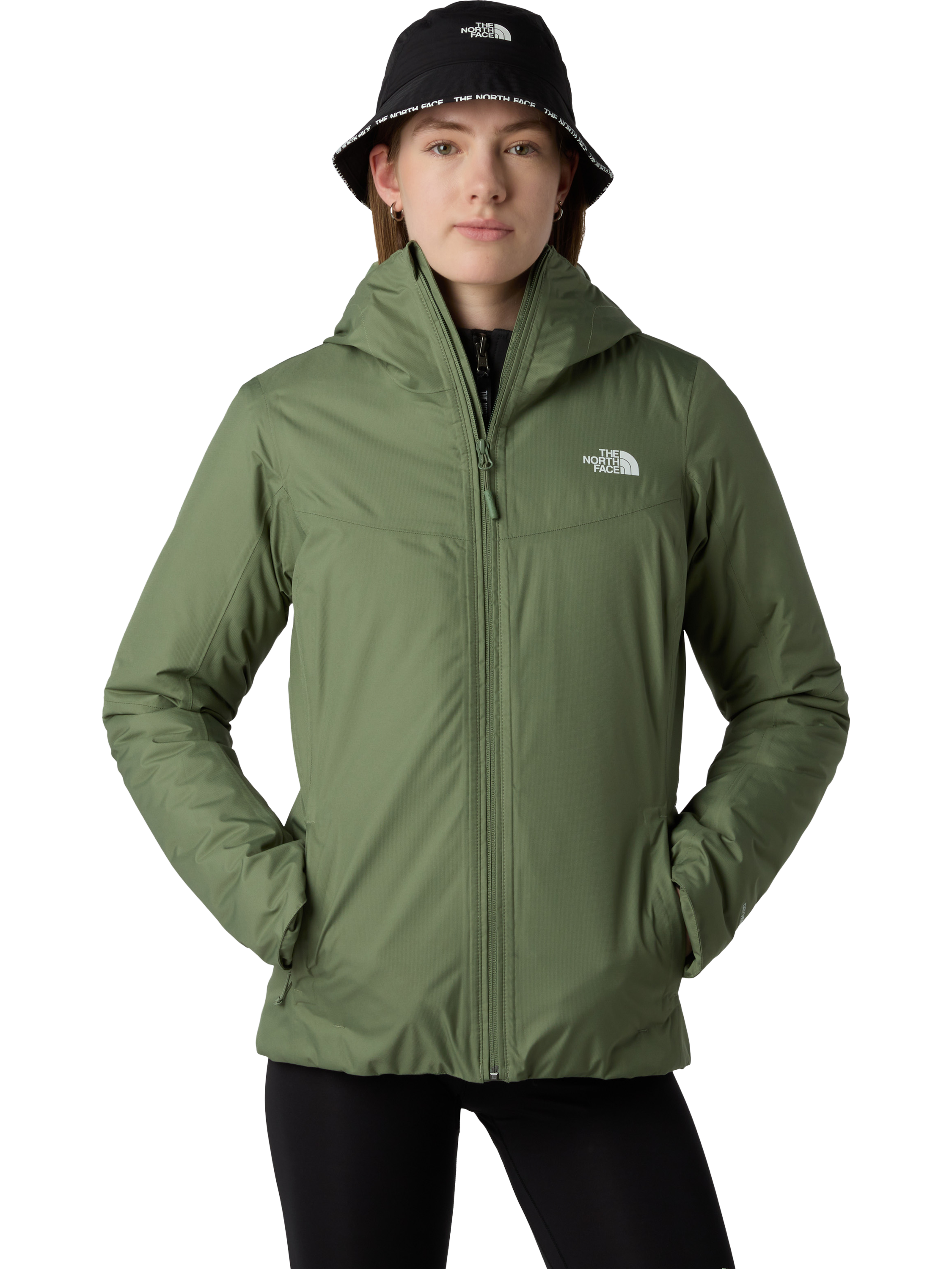 Product image 1 of 5, which shows The North Face Women's Quest Insulated Jacket, Bark Mist, S
