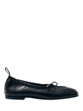 ALOHAS Rosalind Leather Ballerina Pumps, Black