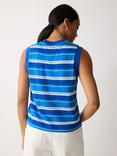 Jigsaw Slub Multi Stripe Cotton Tank Top