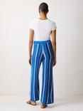 Jigsaw Stripe Tailored High Waist Knit Trousers