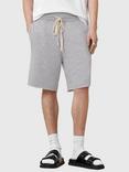 AllSaints Helix Cotton Blend Shorts, Grey Marl