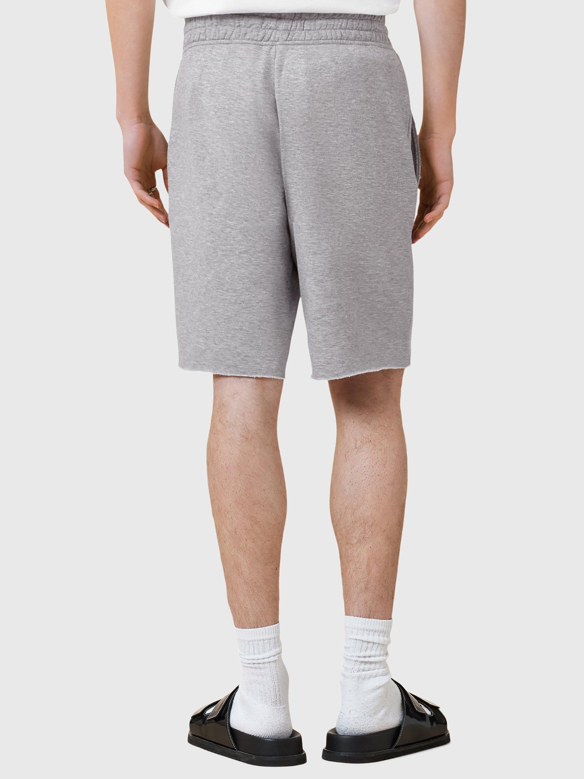 Product image 2 of 6, which shows AllSaints Helix Cotton Blend Shorts, Grey Marl, S