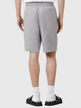 AllSaints Helix Cotton Blend Shorts, Grey Marl