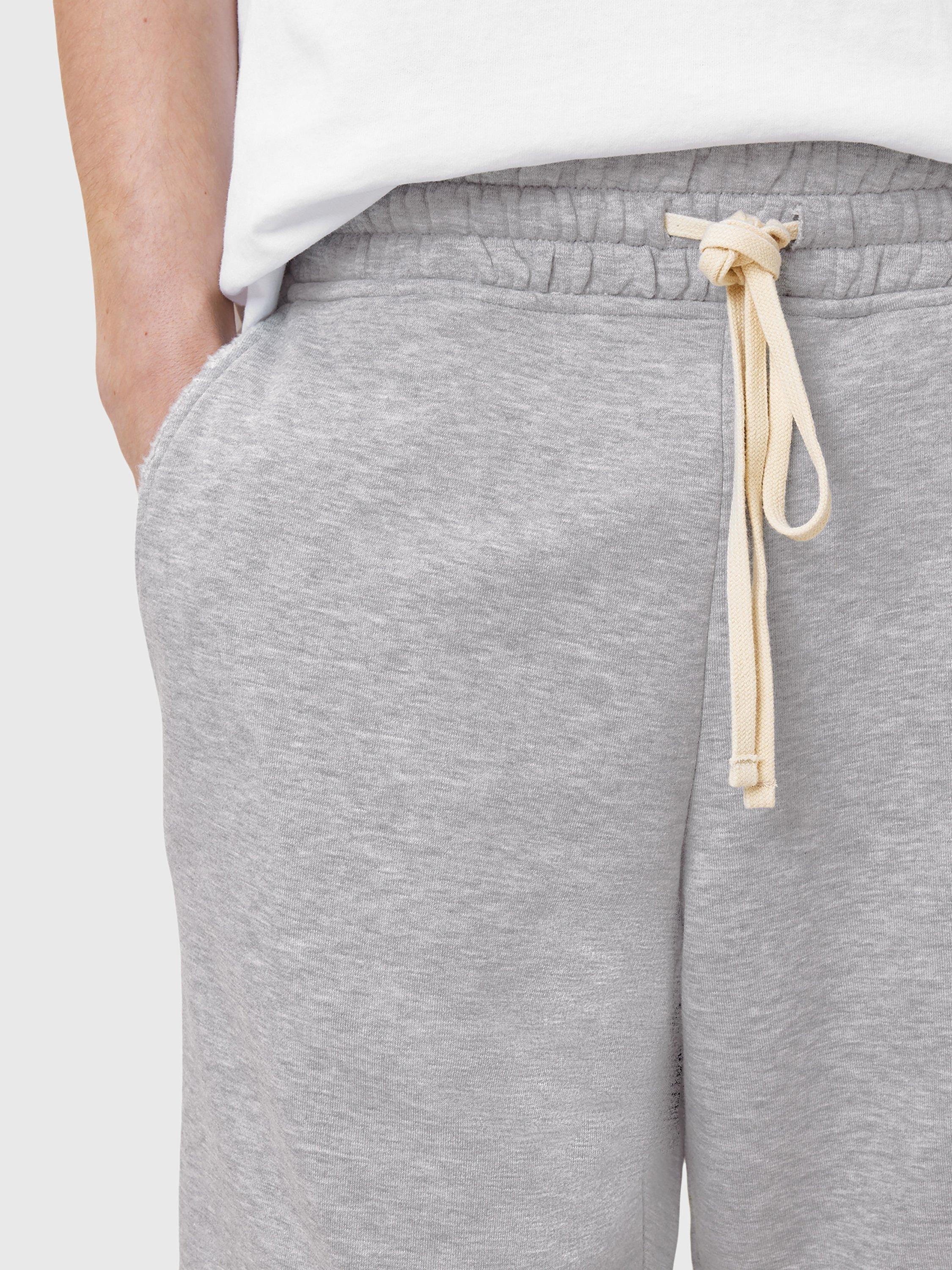 Product image 6 of 6, which shows AllSaints Helix Cotton Blend Shorts, Grey Marl, S