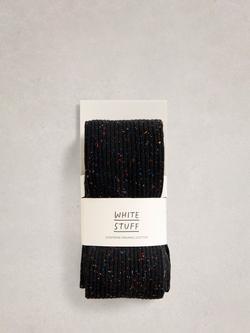 White Stuff Fiona Fleck Tights, Black/Multi, Black/Multi