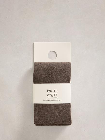 White Stuff Patty Plain Tights, Dark Brown, Dark Brown