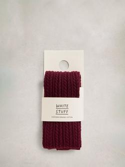White Stuff Patty Plain Tights, Dark Plum, Dark Plum