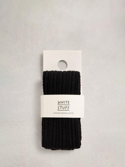 White Stuff Patty Plain Tights, Pure Black, Pure Black