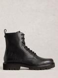 White Stuff Darcey Low Block Lace-up Ankle Boots