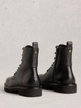 White Stuff Darcey Low Block Lace-up Ankle Boots