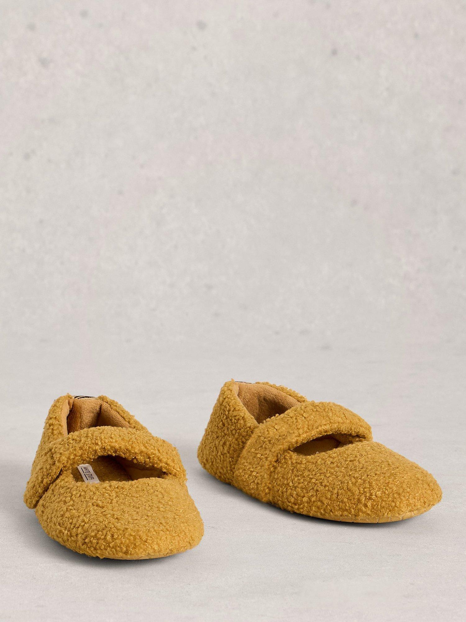 Product image 4 of 4, which shows White Stuff Borg Mary Jane Slippers, Chart, M