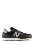 New Balance 500 Lace Up Trainers, Beige/Multi