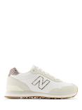 New Balance 515V3 Suede Blend Lace Up Trainers, Off White/Multi