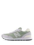 New Balance 515V3 Suede Blend Lace Up Trainers, Green/Multi