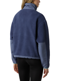 The North Face Yumiori Colour Block Zip Fleece, Lunar Blue/Twilight - view 2, Lunar Blue/Twilight