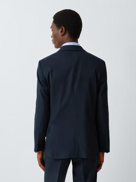 John Lewis Washable Regular Fit Notch Lapel Suit Jacket, Navy - view 2, Navy