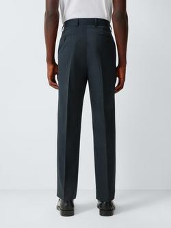 John Lewis Washable Wool Blend Regular Fit Suit Trousers, Charcoal - view 2, Charcoal