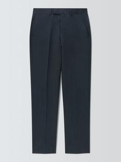 John Lewis Washable Wool Blend Regular Fit Suit Trousers, Charcoal, Charcoal