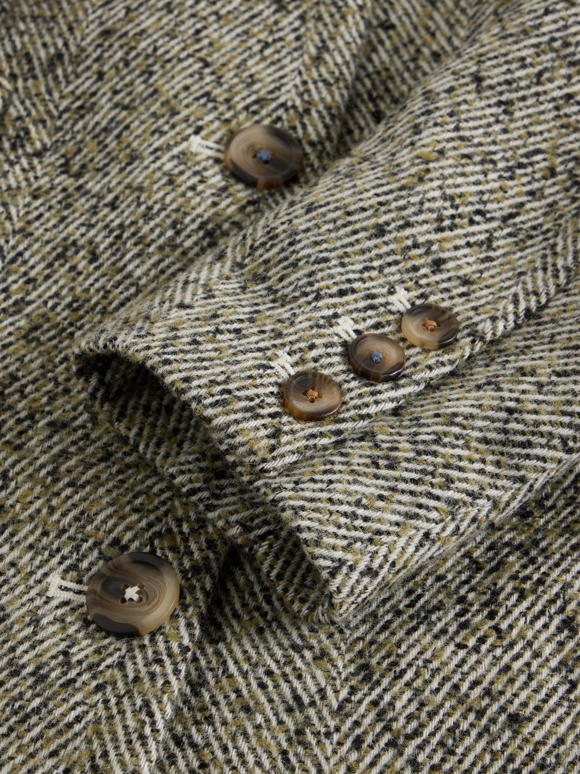 Product image 6 of 6, which shows White Stuff Karla Longline Overcoat, Grey, 6