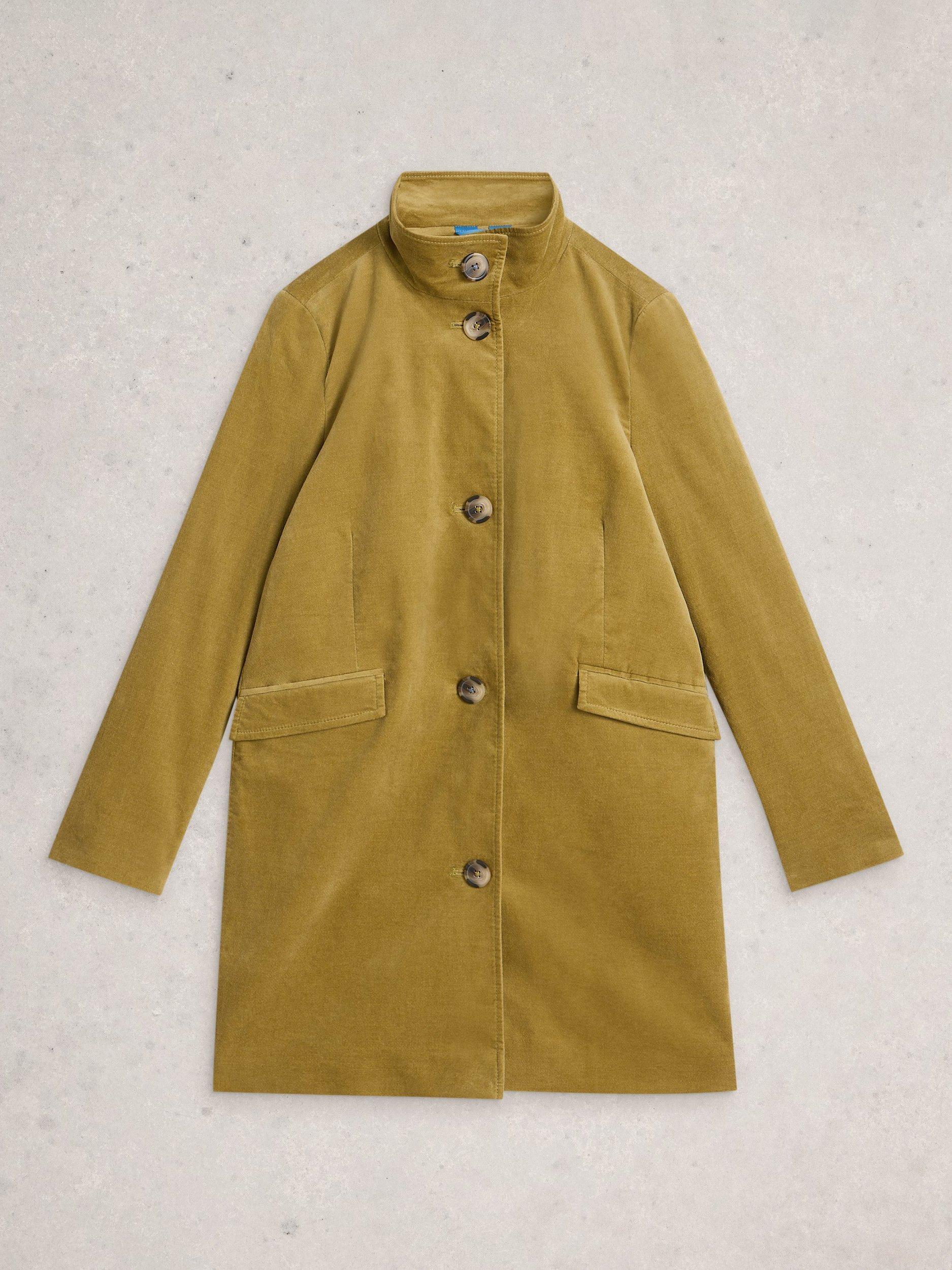 Product image 5 of 6, which shows White Stuff Karla Coat, Khaki Green, 6