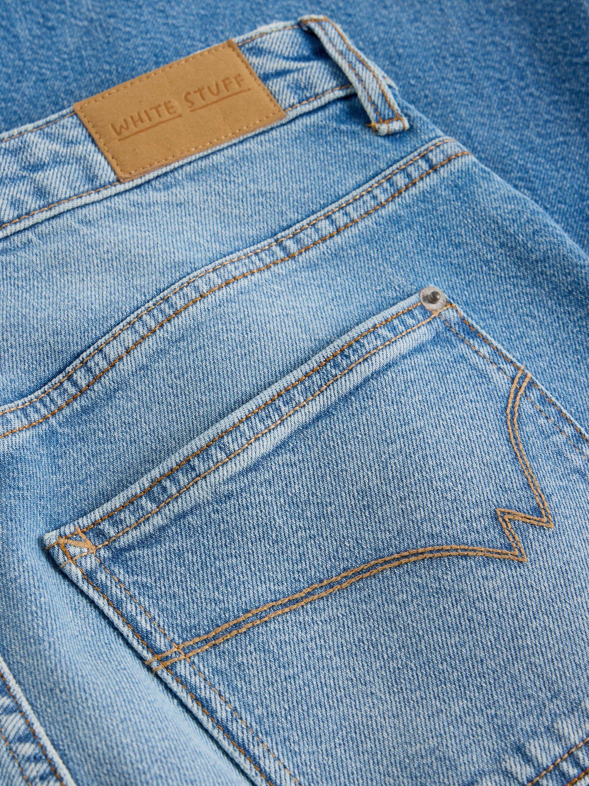 Product image 6 of 6, which shows White Stuff Tia High Waist Jeans, Mid Blue, 6S