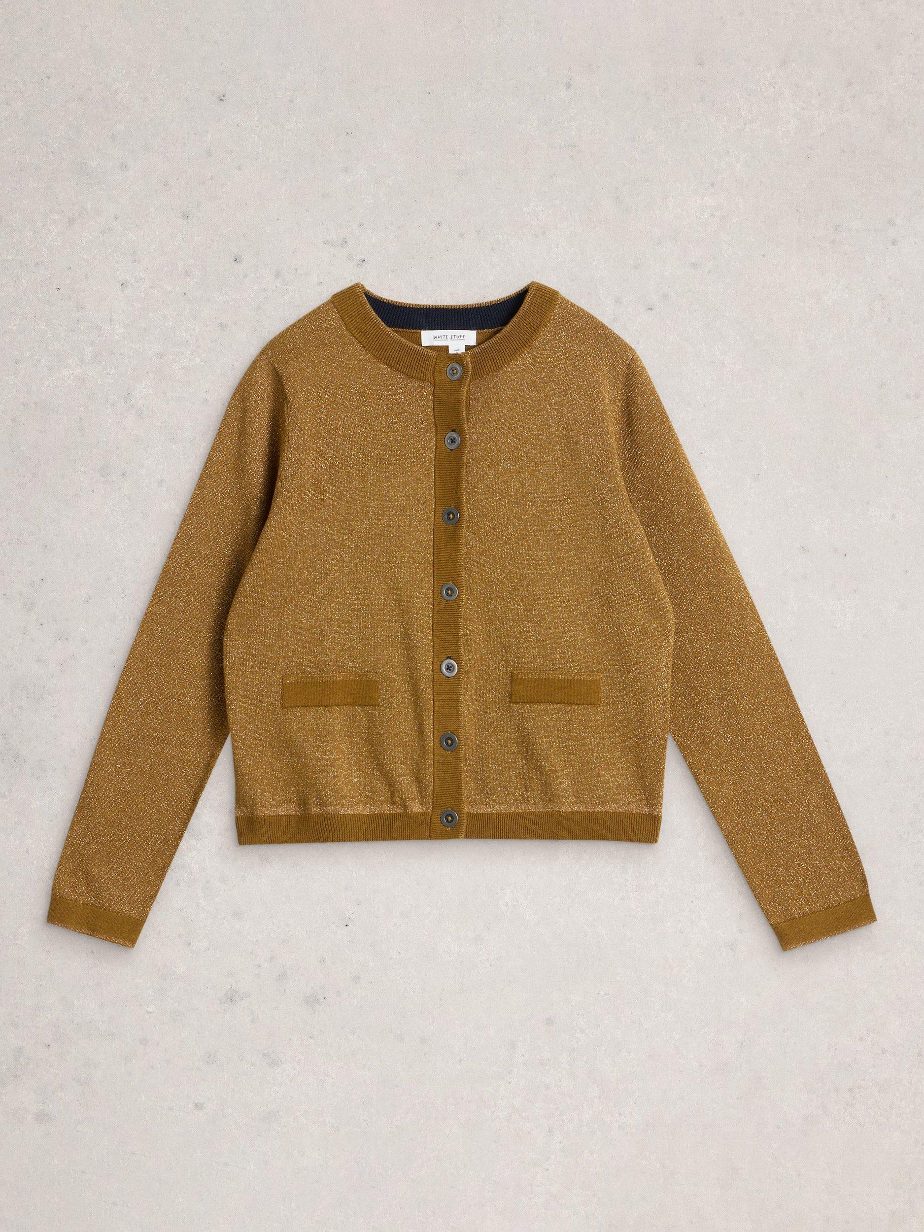 Product image 5 of 6, which shows White Stuff Charlotte Sparkle Cardigan, Dark/Chart, 12