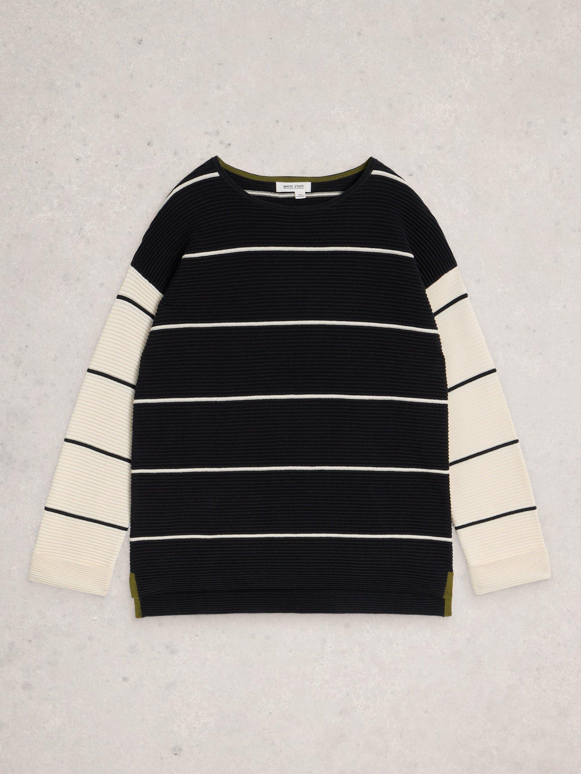 Product image 5 of 6, which shows White Stuff Jana Jumper, Black/Multi, 10