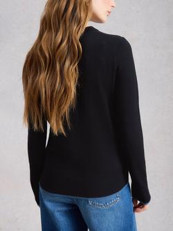 White Stuff Katie Jumper - view 2, Pure Black