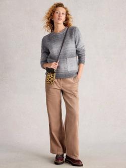 White Stuff Lilbet Ombre Yarn Jumper, Grey/Multi, Grey/Multi