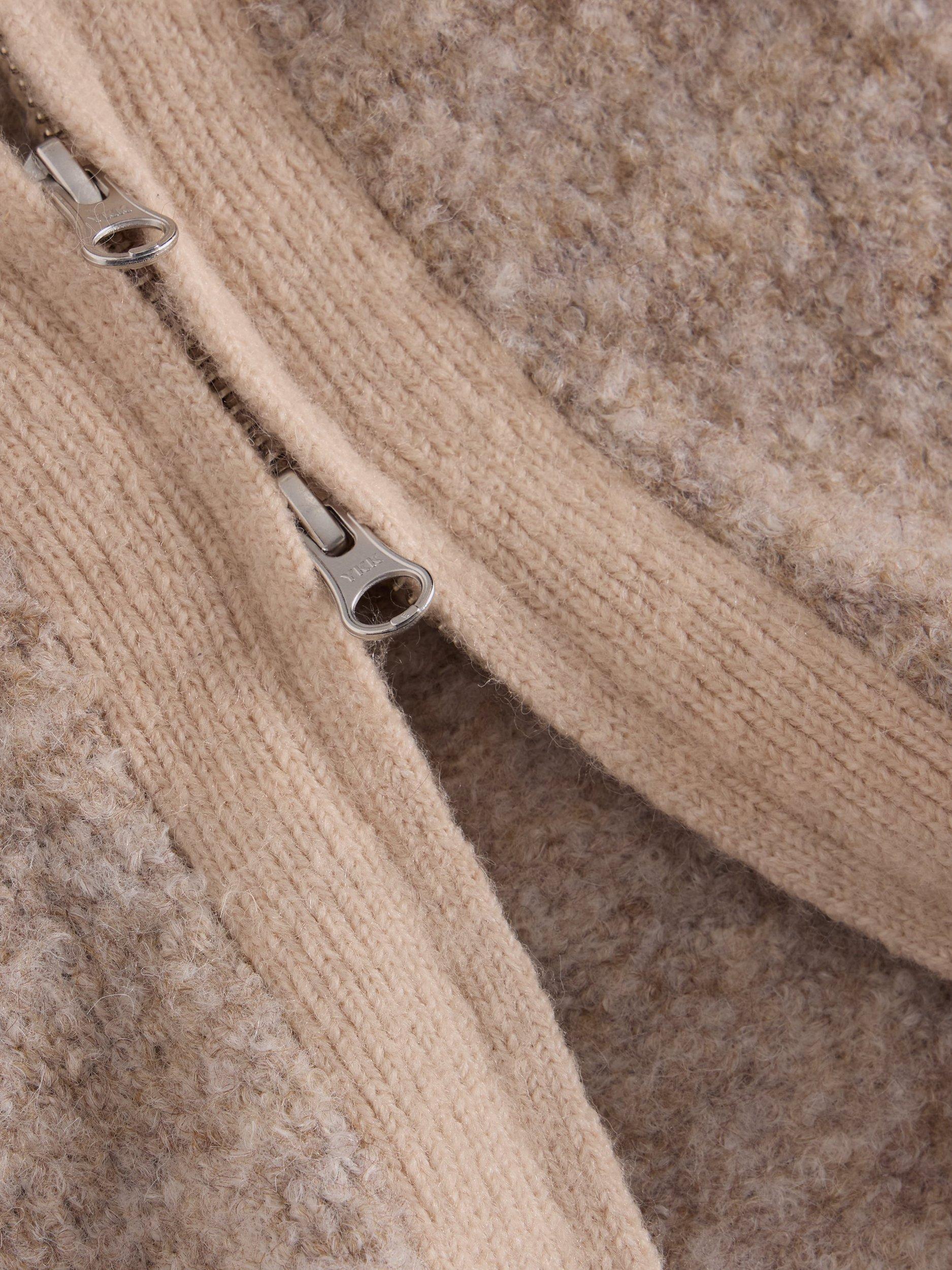 Product image 6 of 6, which shows White Stuff Boucle Gilet, Natural, 6