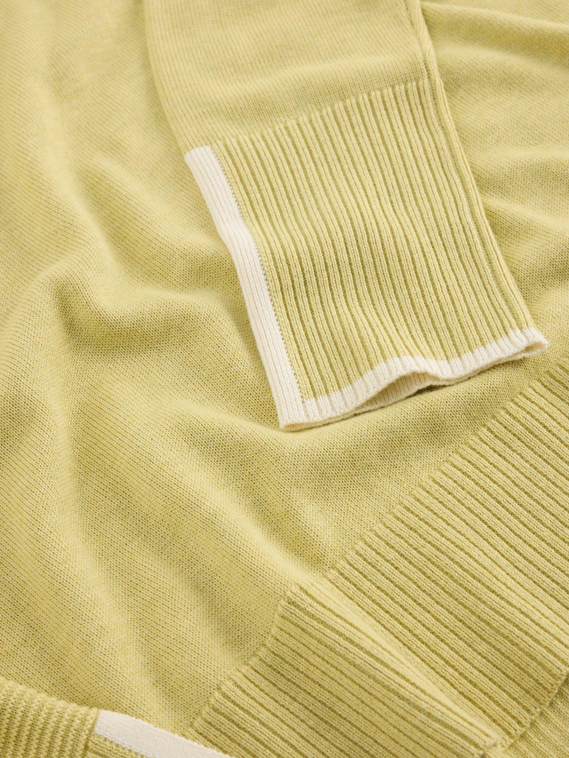 Product image 6 of 6, which shows White Stuff Olive Organic Cotton Blend Round Neck Jumper, Light Yellow, 6
