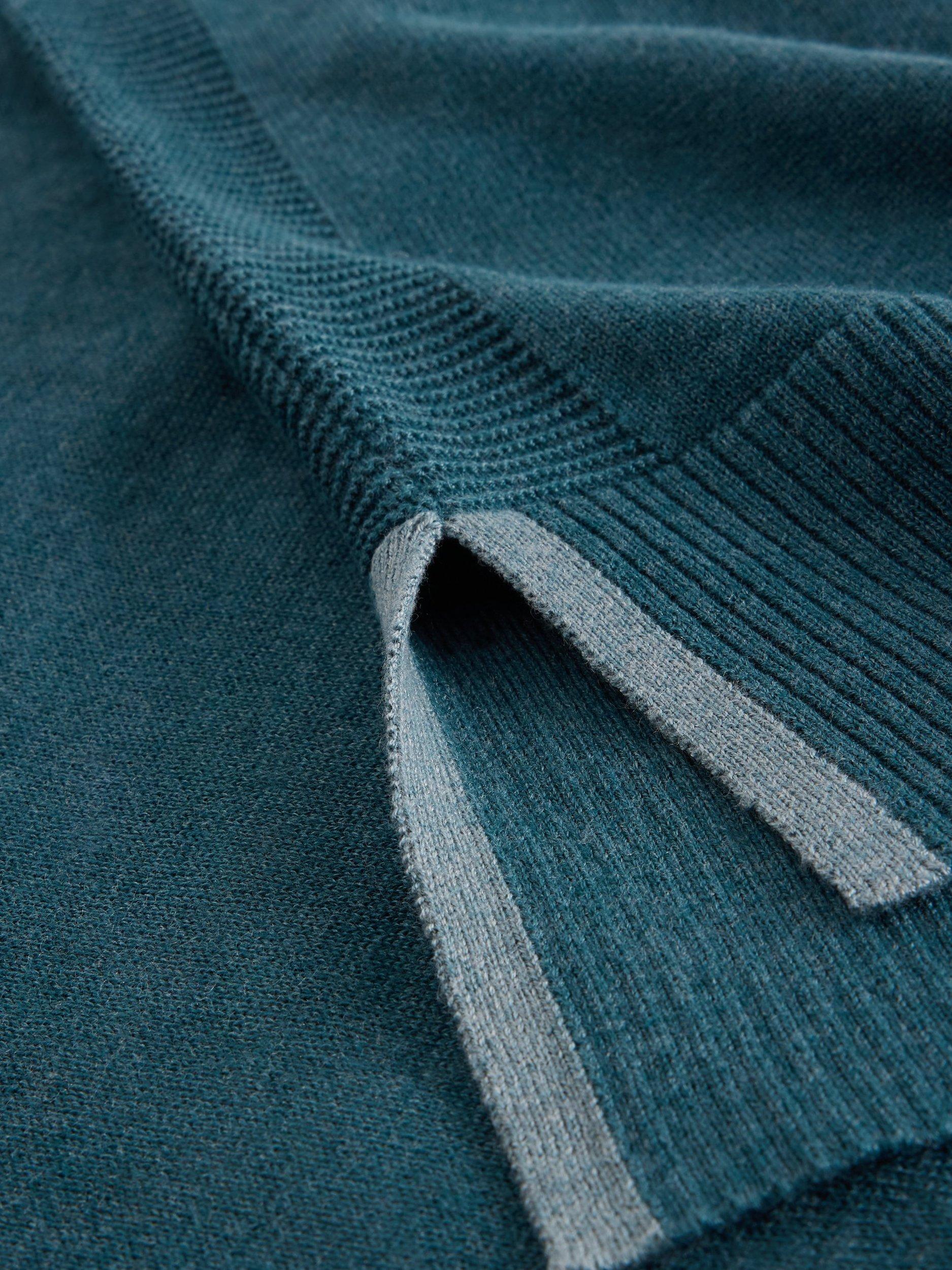 Product image 6 of 6, which shows White Stuff Olive Organic Cotton Blend Round Neck Jumper, Mid Blue, 6