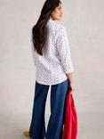 White Stuff Sophie Embroidered Dash Shirt, White/Multi