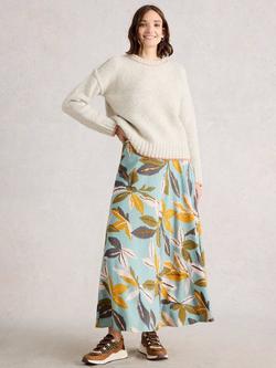 White Stuff Hope Maxi Skirt, Blue/Multi