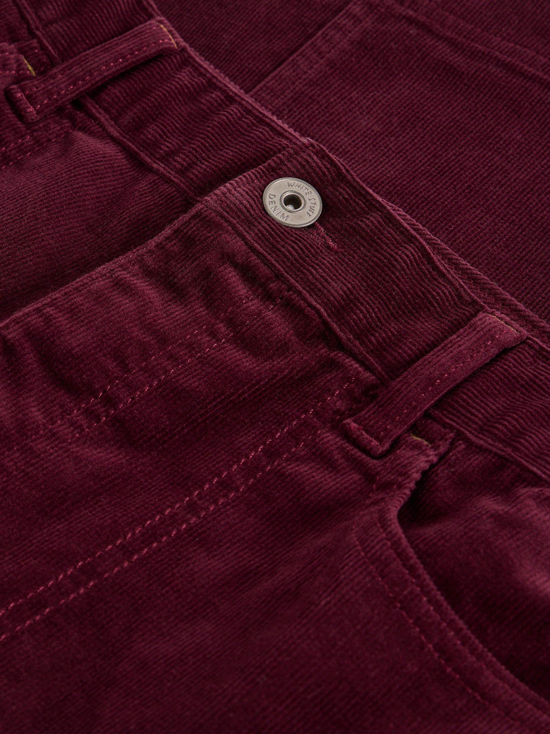 Product image 6 of 6, which shows White Stuff Tia Cotton Blend A Line Mini Skirt, Purple, 8