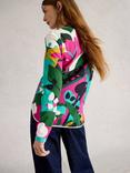 White Stuff Clara Long Sleeve T-Shirt, Pink/Multi