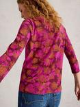White Stuff Nelly Floral Jersey Top, Pink/Multi